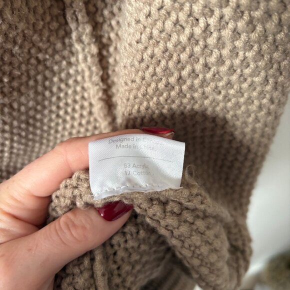 The Skinny Erinn Knit Cardigan Brown Taupe  OS - Picture 10 of 10